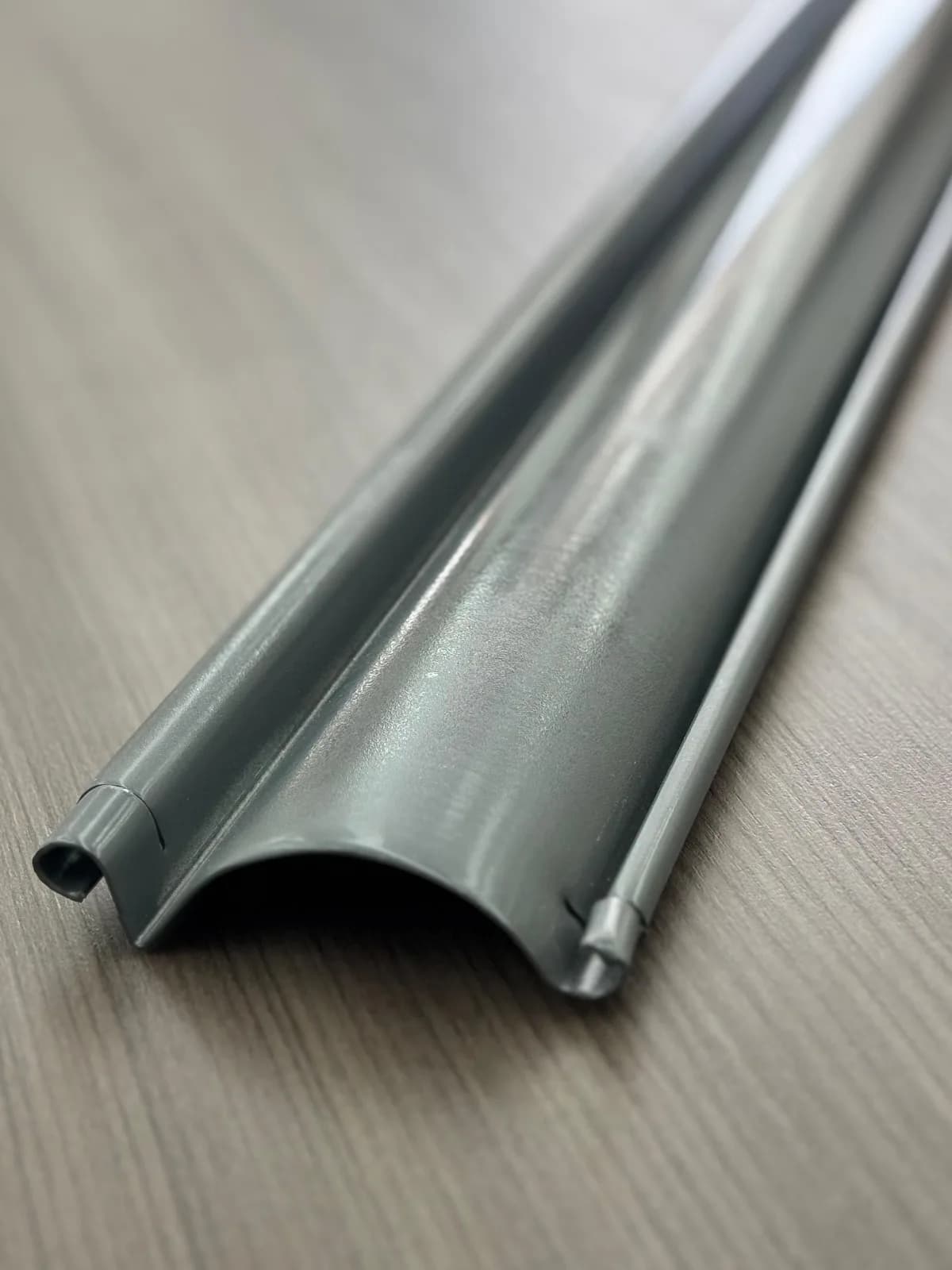 80mm single skin slat profile in grey