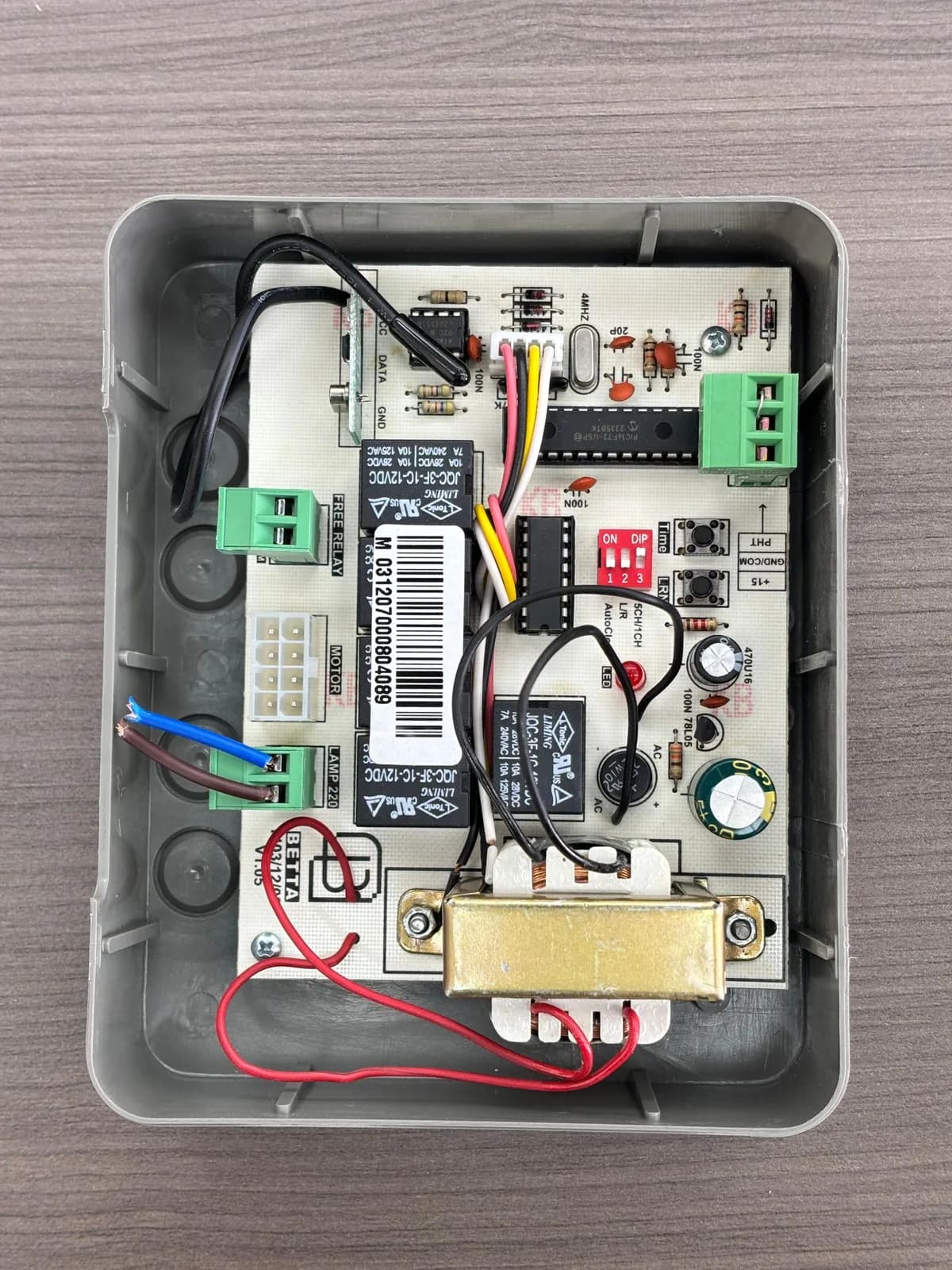 Galvanix GSM receiver control board